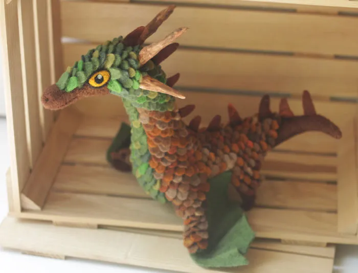 Felt Dragons By Russian Artist Alena Bobrova