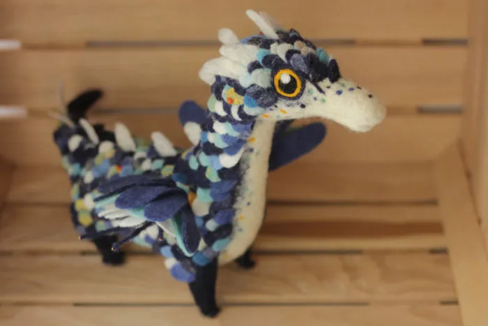 Felt Dragons By Russian Artist Alena Bobrova