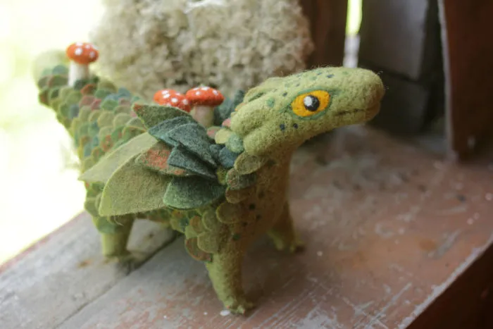 Felt Dragons By Russian Artist Alena Bobrova