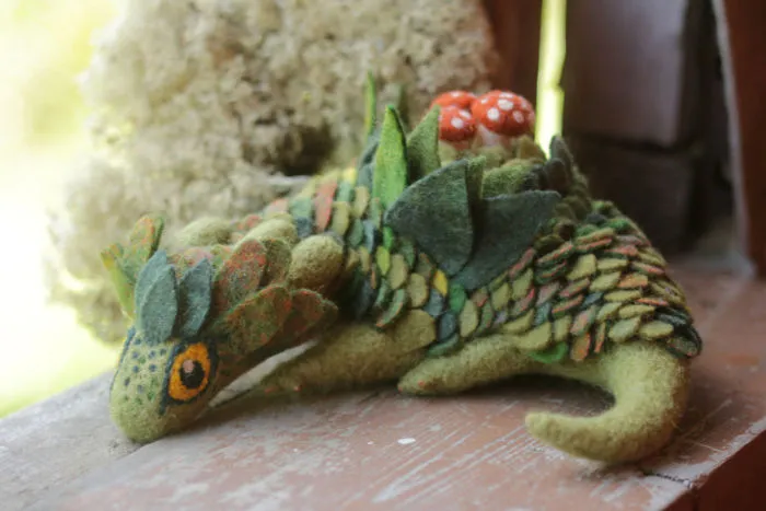 Felt Dragons By Russian Artist Alena Bobrova