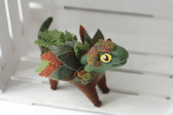 Felt Dragons By Russian Artist Alena Bobrova