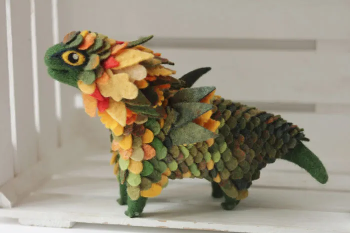 Felt Dragons By Russian Artist Alena Bobrova