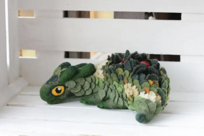 Felt Dragons By Russian Artist Alena Bobrova