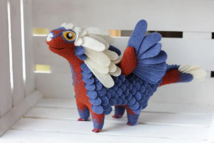 Felt Dragons By Russian Artist Alena Bobrova