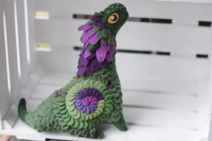 Felt Dragons By Russian Artist Alena Bobrova