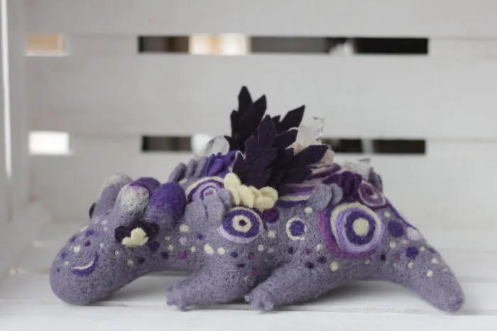 Felt Dragons By Russian Artist Alena Bobrova