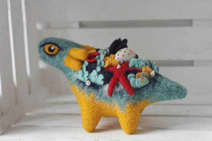 Felt Dragons By Russian Artist Alena Bobrova