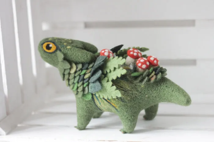 Felt Dragons By Russian Artist Alena Bobrova
