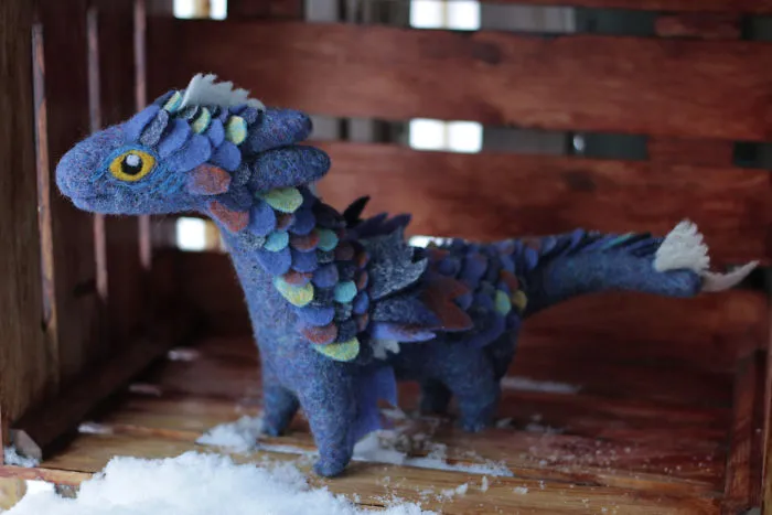 Felt Dragons By Russian Artist Alena Bobrova