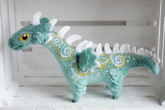 Felt Dragons By Russian Artist Alena Bobrova