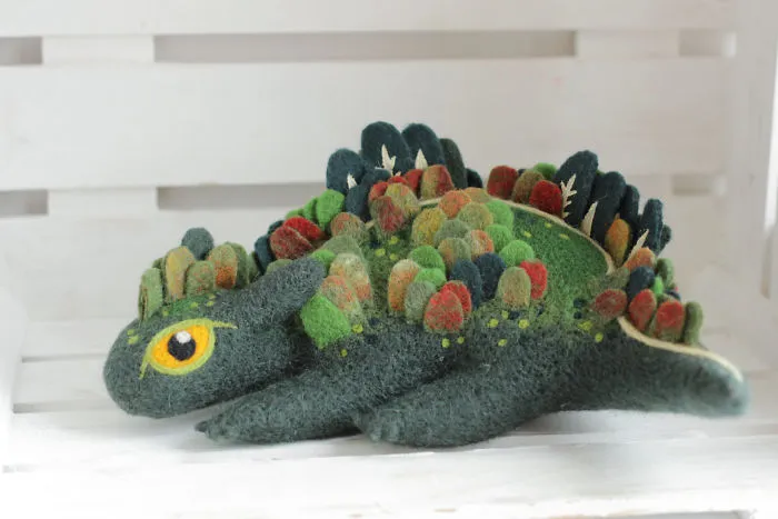 Felt Dragons By Russian Artist Alena Bobrova