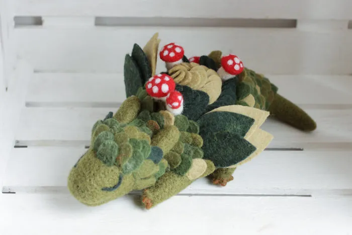 Felt Dragons By Russian Artist Alena Bobrova