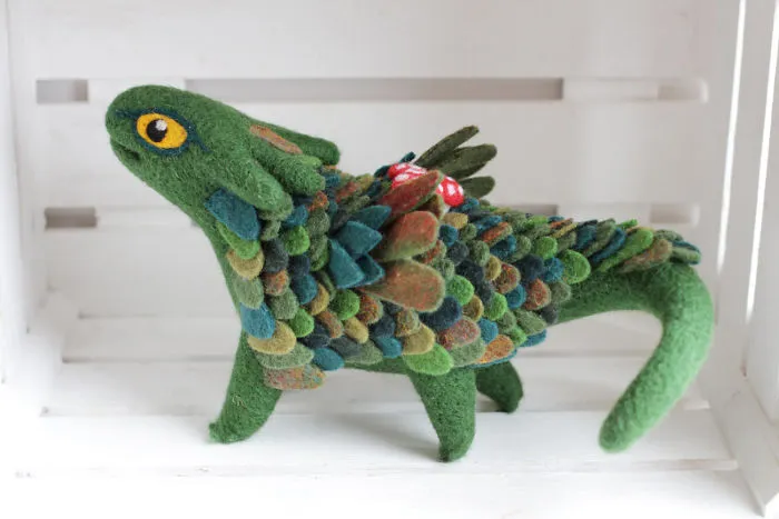 Felt Dragons By Russian Artist Alena Bobrova
