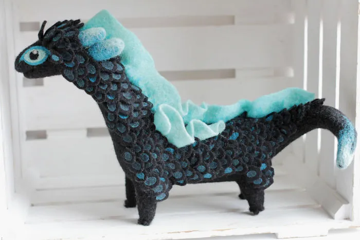 Felt Dragons By Russian Artist Alena Bobrova