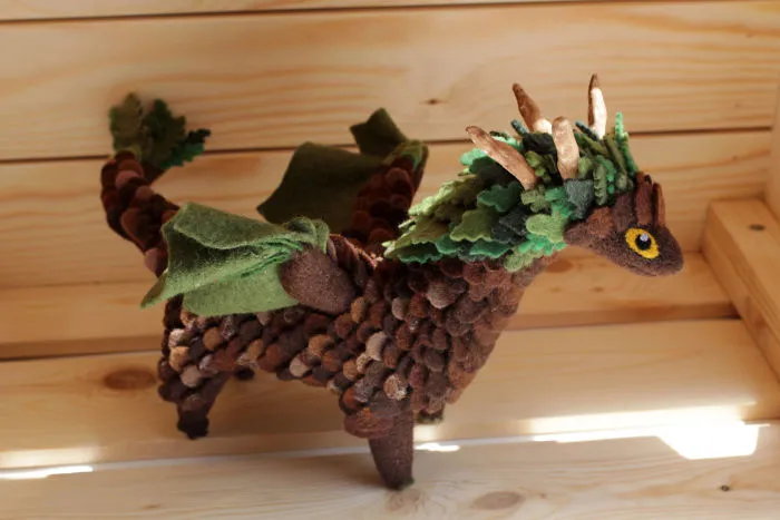 Felt Dragons By Russian Artist Alena Bobrova