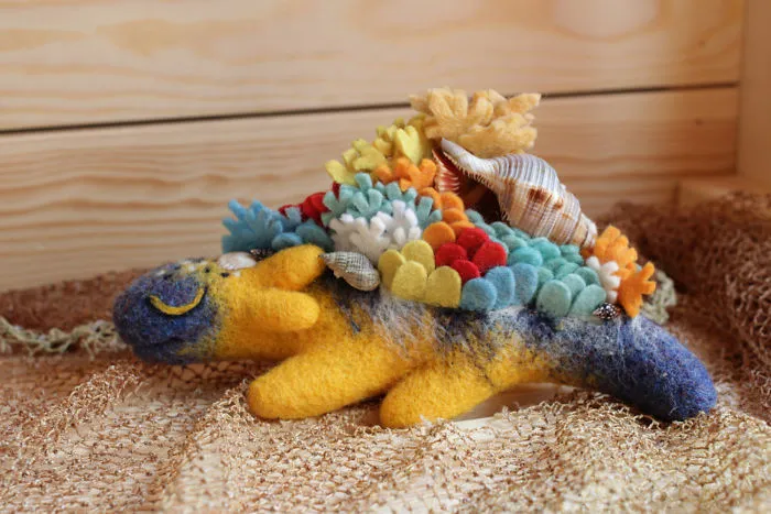 Felt Dragons By Russian Artist Alena Bobrova