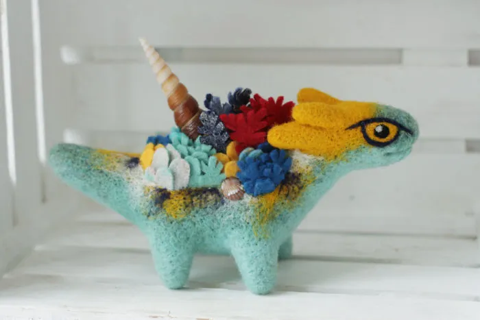 Felt Dragons By Russian Artist Alena Bobrova