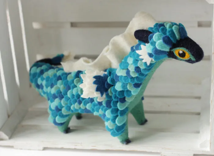 Felt Dragons By Russian Artist Alena Bobrova
