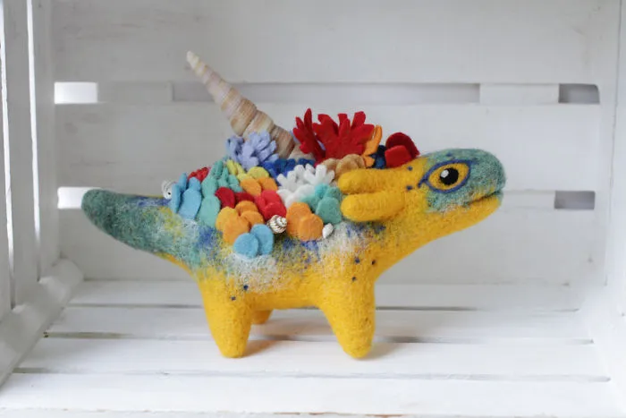 Felt Dragons By Russian Artist Alena Bobrova