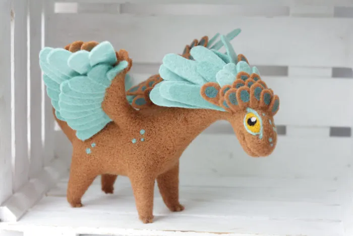 Felt Dragons By Russian Artist Alena Bobrova