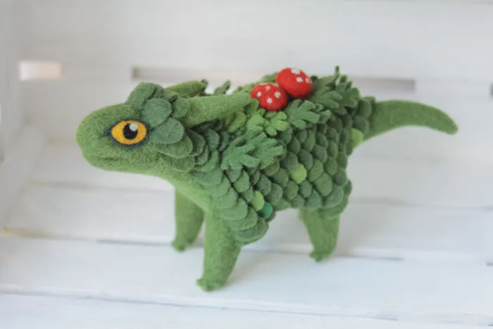 Felt Dragons By Russian Artist Alena Bobrova