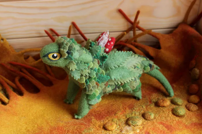 Felt Dragons By Russian Artist Alena Bobrova