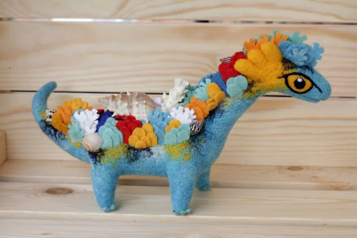 Felt Dragons By Russian Artist Alena Bobrova