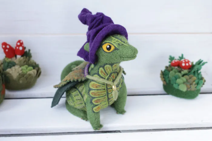 Felt Dragons By Russian Artist Alena Bobrova