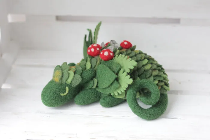 Felt Dragons By Russian Artist Alena Bobrova