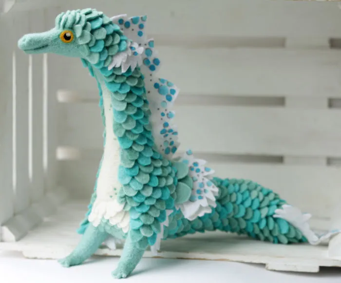 Felt Dragons By Russian Artist Alena Bobrova