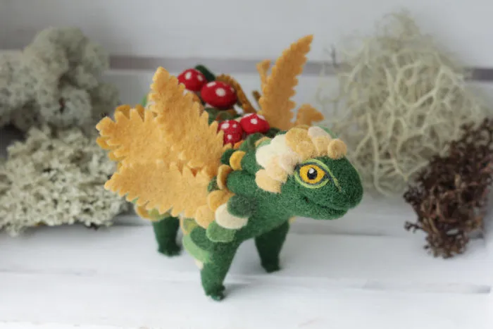 Felt Dragons By Russian Artist Alena Bobrova