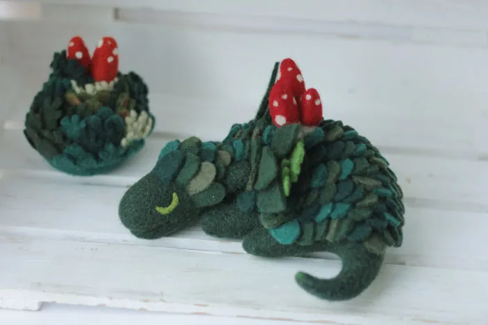 Felt Dragons By Russian Artist Alena Bobrova