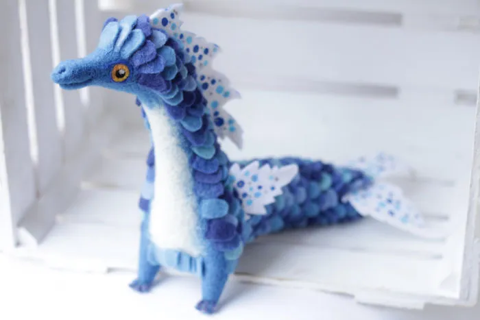 Felt Dragons By Russian Artist Alena Bobrova
