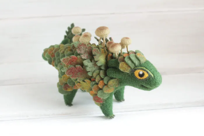 Felt Dragons By Russian Artist Alena Bobrova