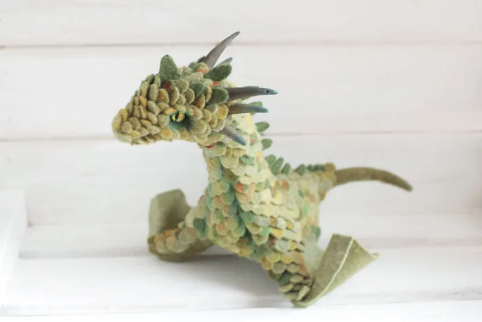 Felt Dragons By Russian Artist Alena Bobrova
