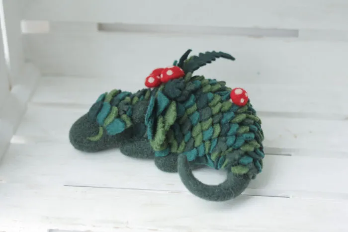 Felt Dragons By Russian Artist Alena Bobrova