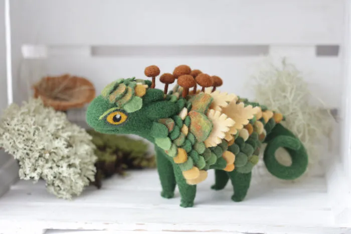 Felt Dragons By Russian Artist Alena Bobrova