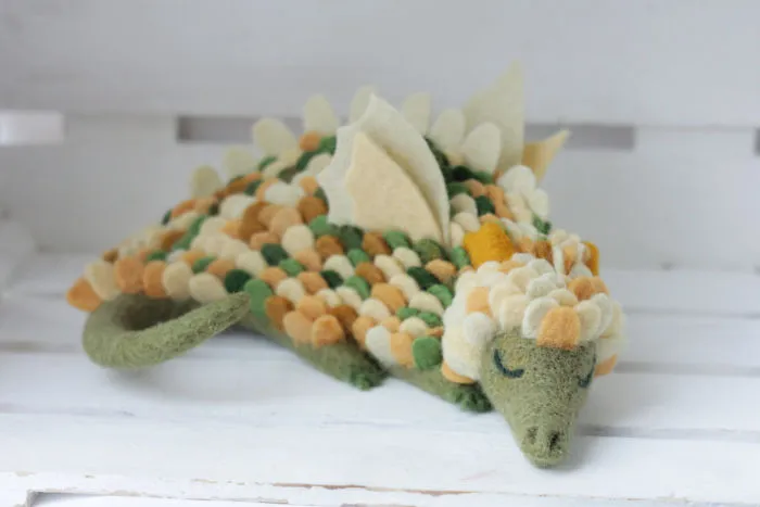 Felt Dragons By Russian Artist Alena Bobrova