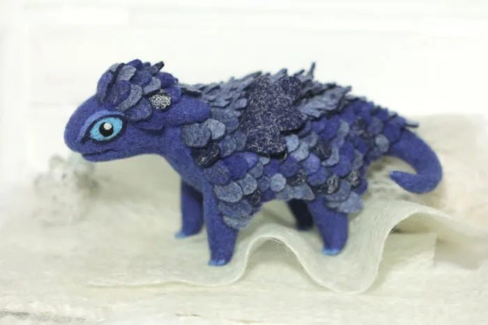 Felt Dragons By Russian Artist Alena Bobrova