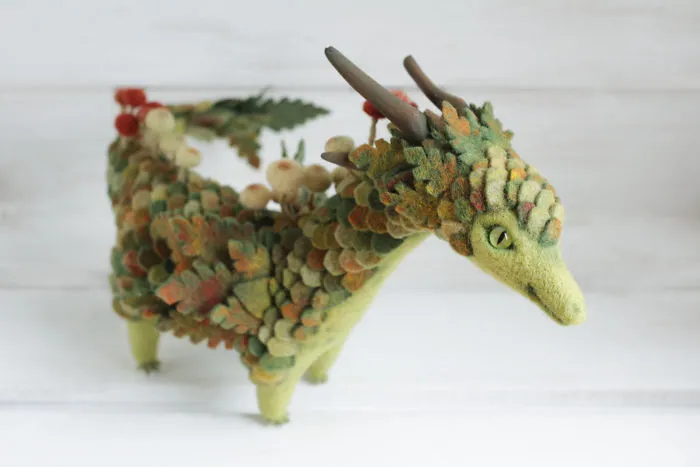 Felt Dragons By Russian Artist Alena Bobrova