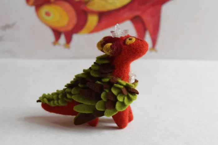 Felt Dragons By Russian Artist Alena Bobrova