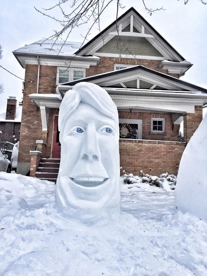 How I Created Timothy, A 7' Snow Sculpture.
