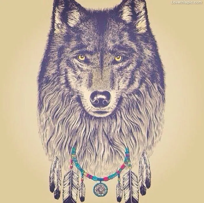 Wolves With Dream Catchers