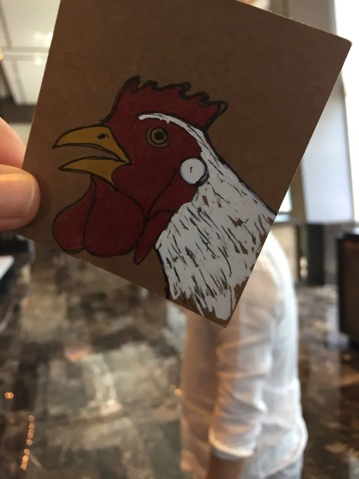 Crowing Cock