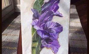 My Realistic Gladiolus Painting