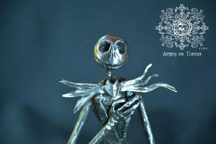 Jack Skellington Singing Sculpture By Artiste Les Tordus S.e.n.c.