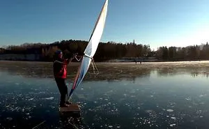 After 35 Years Of Searching We Finally Found Our First Handmade Ice-Surfing Board. It Still Works, Check It Out!
