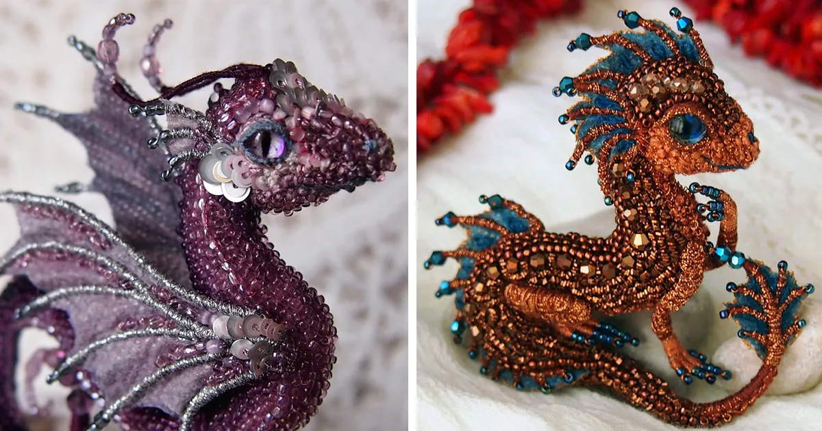 Los broches de dragones que crea esta artesana rusa te darán ganas de domar uno