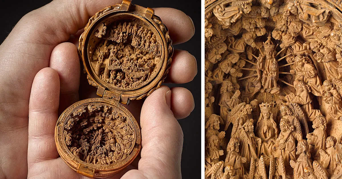 Estas tallas en madera de boj del siglo XVI son tan diminutas que los investigadores tuvieron que usar rayos X para resolver su misterio