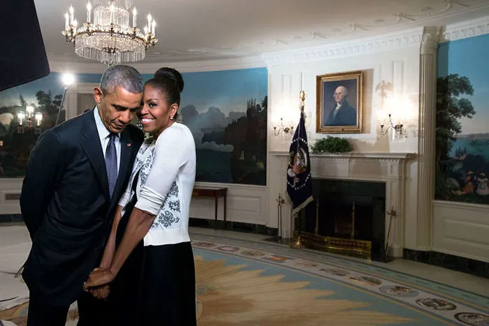 Michelle Obama’s Cute Moment With the President